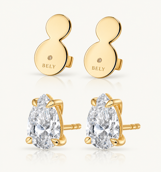 3CT PEARRINGS STUDS