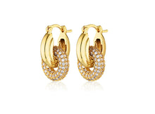 Charger l'image dans la galerie, Boucles d'oreilles à charnière CLAIRE Interlock