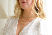 Load image into Gallery viewer, HEXAGON LETTER NECKLACE