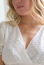 Load image into Gallery viewer, HEXAGON LETTER NECKLACE