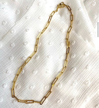 Load image into Gallery viewer, ZARA PAPER CLIP CHAIN