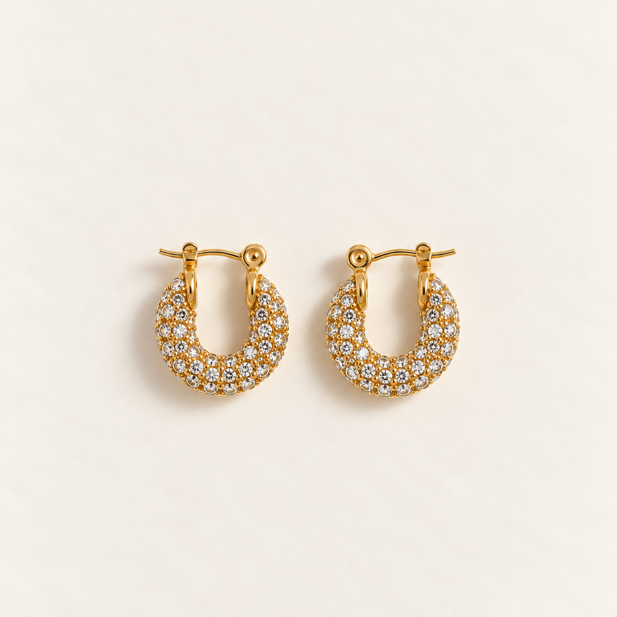 BELLE PAVÉ HOOPS