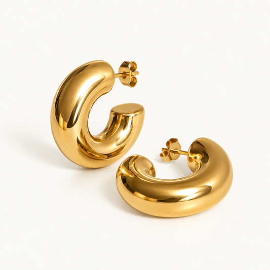 DJEINA STUD HOOPS