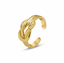 Load image into Gallery viewer, ADJUSTABLE LOVE KNOT RING
