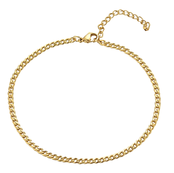 CAMILA CURB CHAIN ANKLET