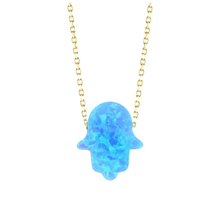 Load image into Gallery viewer, Manel Khamsa Necklace
