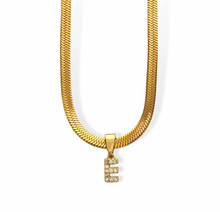 Load image into Gallery viewer, CZ LETTER NECKLACE
